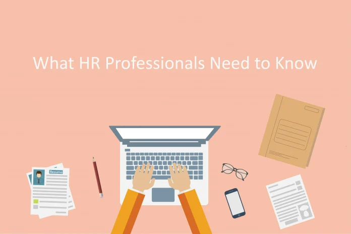 What HR professional should know