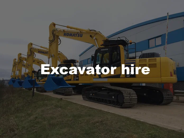 Excavator hire