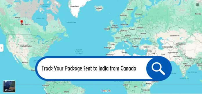 Shipment tracking from Canada to India