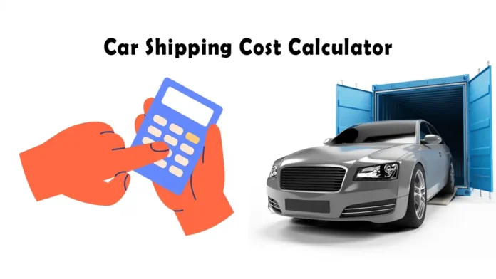car shipping cost calculator